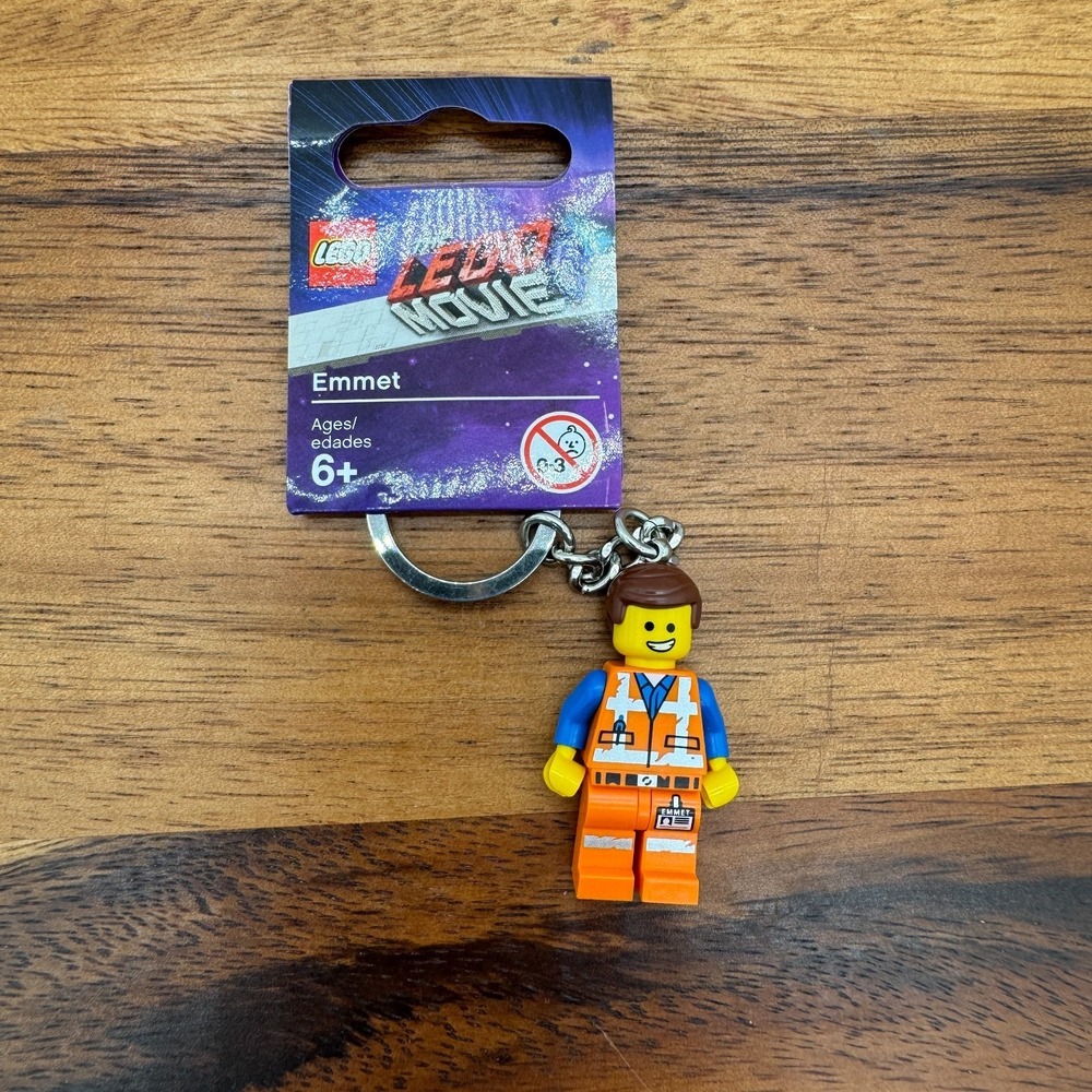 LEGO 853867 Emmet The Lego Movie 2 Keychain/Keyring - Brand New With Tag